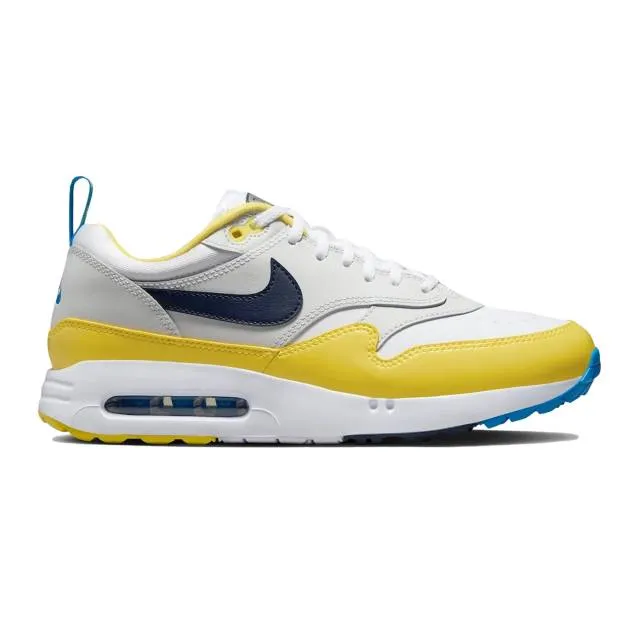 Nike air max 1 '86 og golf (big bubble solheim cup/ white/ obsidian/ tour yellow/ photo blue/ photon