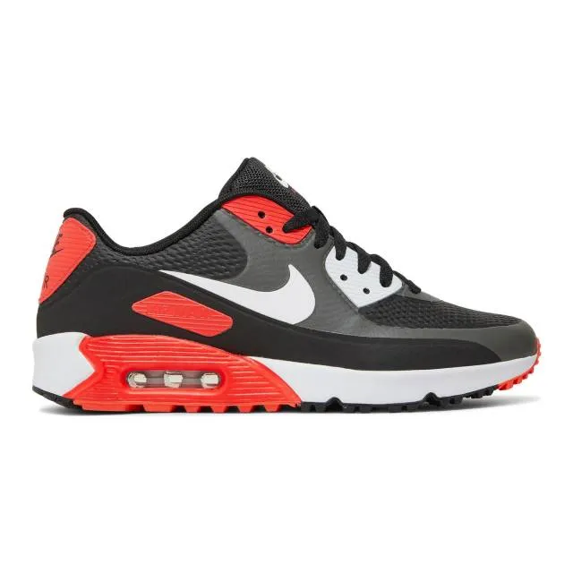 Nike air max 90 golf (black infrared/ iron grey/ black/ infrared 23/ white) men us 8-13 cu9978-010