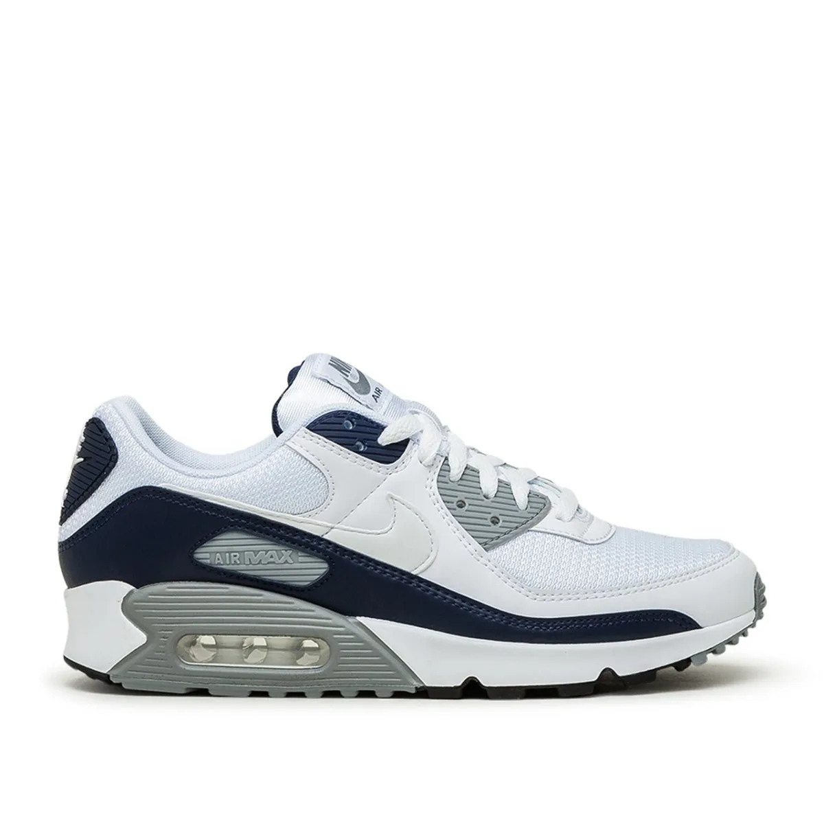 Nike Air Max 90 (White / Grey / Dark Navy)