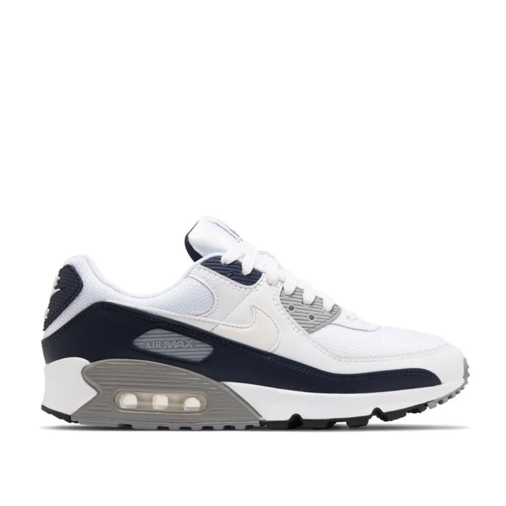 Nike Air Max 90 (White / Grey / Dark Navy)