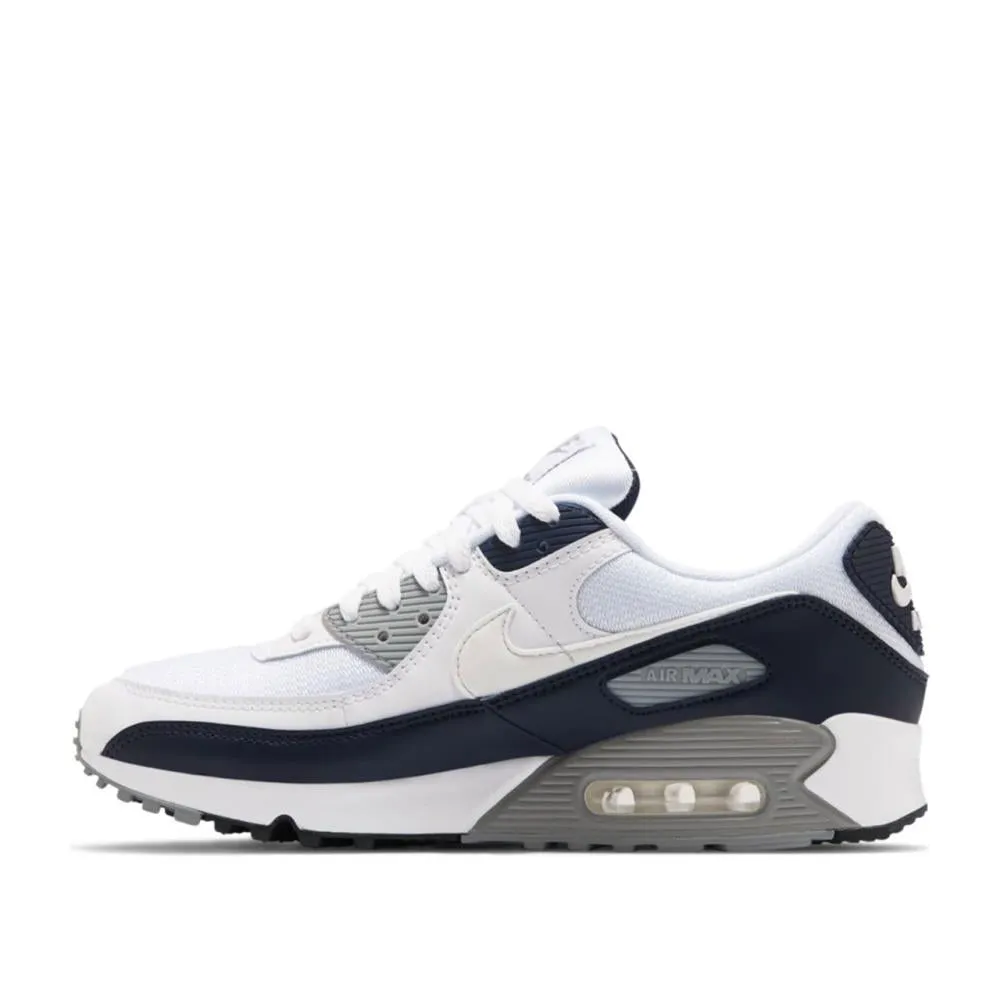 Nike Air Max 90 (White / Grey / Dark Navy)