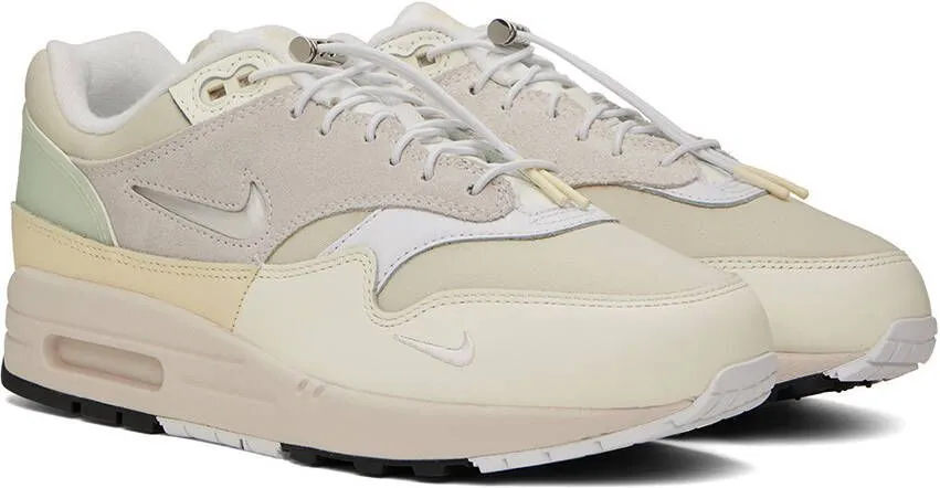 Nike Beige & Off-White Air Max 1 Premium Sneakers