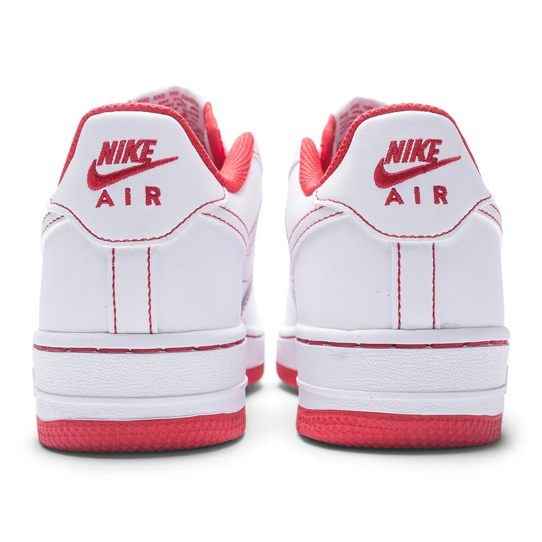 Nike Big Kids Air Force 1 (white / white-university red)