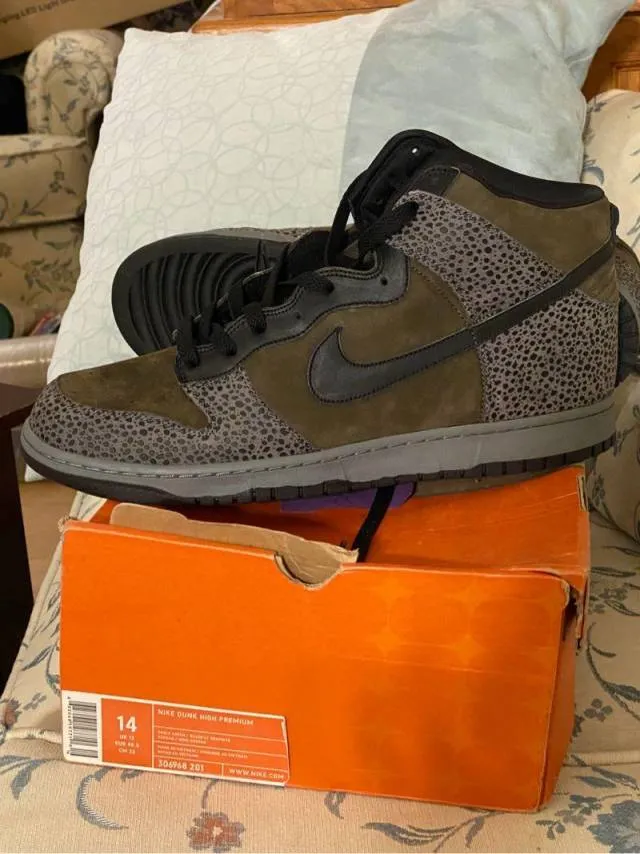 Nike dunk 14 safari hi 2004