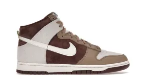 Nike Dunk High Light Chocolate