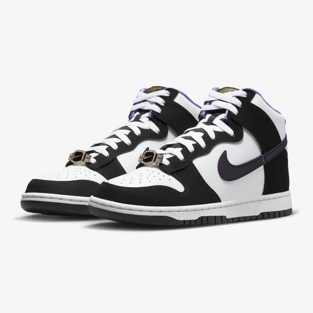 Nike dunk high premium emb (world champ/ black/ white/ action grape purple/ black) men us 8-13 dr951