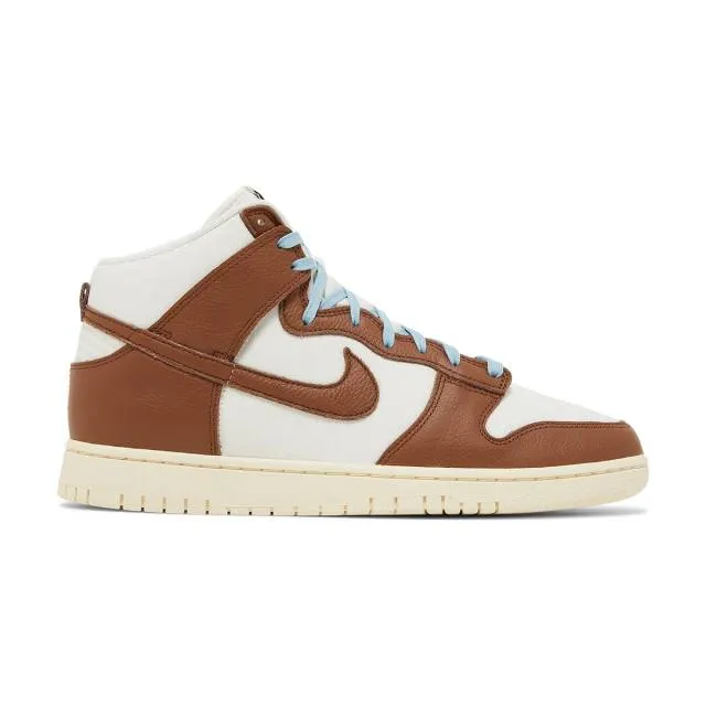 Nike dunk high vintage (certified fresh pecan/ sail/ worn blue/ off noir) men us 8-13 dq8800-200