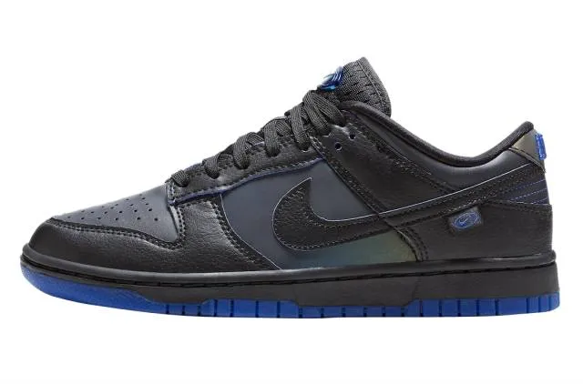 Nike dunk low black game royal