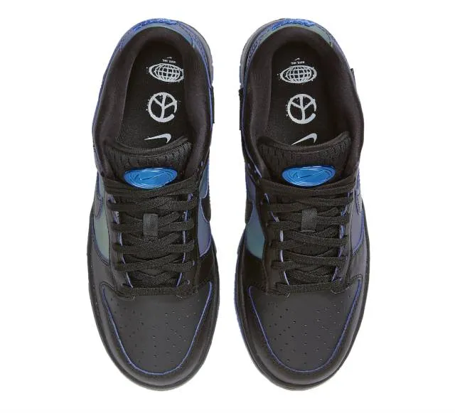 Nike dunk low black game royal