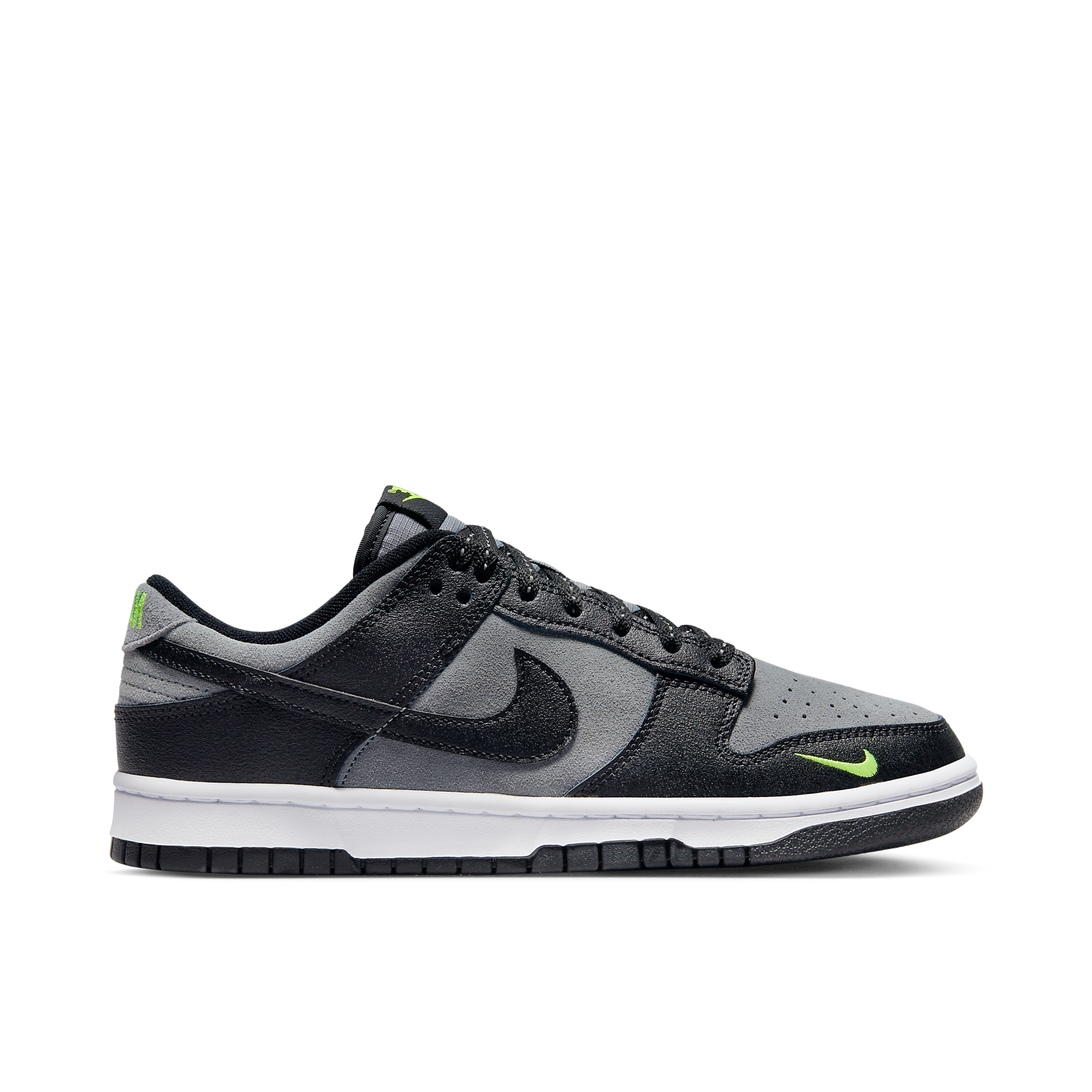 Nike Dunk Low Black Grey Green Strike | FQ2205-001 | Laced