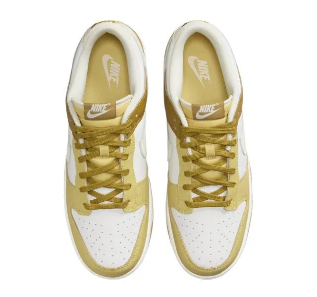 Nike dunk low (bronzine/ saturn gold/ sail/ coconut milk) men us 8-13 fz4042-716