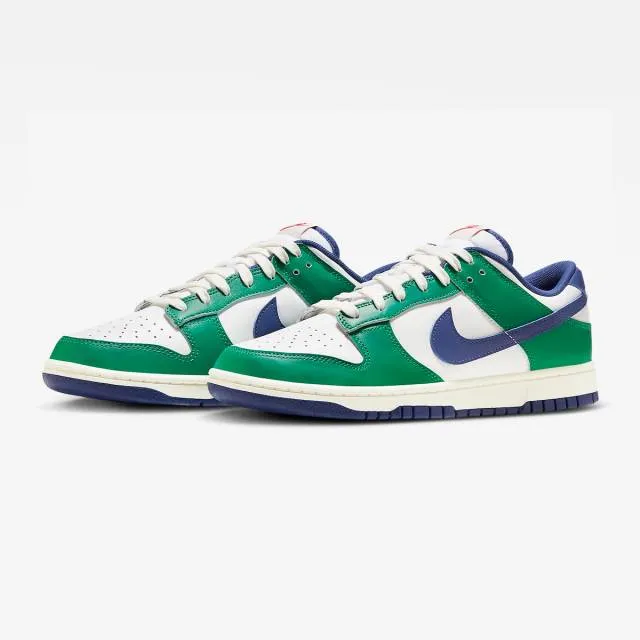 Nike dunk low (gorge green deep royal/ white/ gorge green/ deep royal blue/ sail) men us 8-13 fq6849