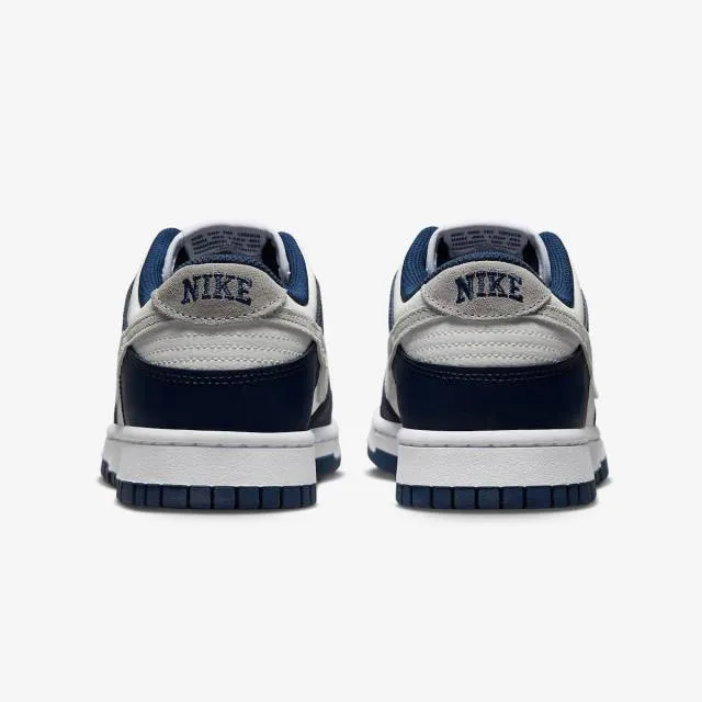 Nike dunk low (midnight navy smoke grey/ blue/ midnight navy/ light smoke grey/ summit white) men us 8-13 fd9749-400