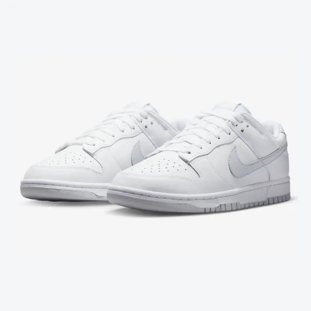 Nike dunk low retro (white pure platinum/ white/ pure platinum) men us 8-13 dv0831-101