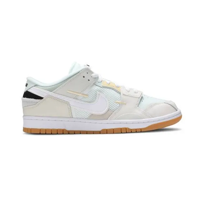 Nike dunk low scrap (sea glass/ sail/ white/ seafoam teal/ gum br