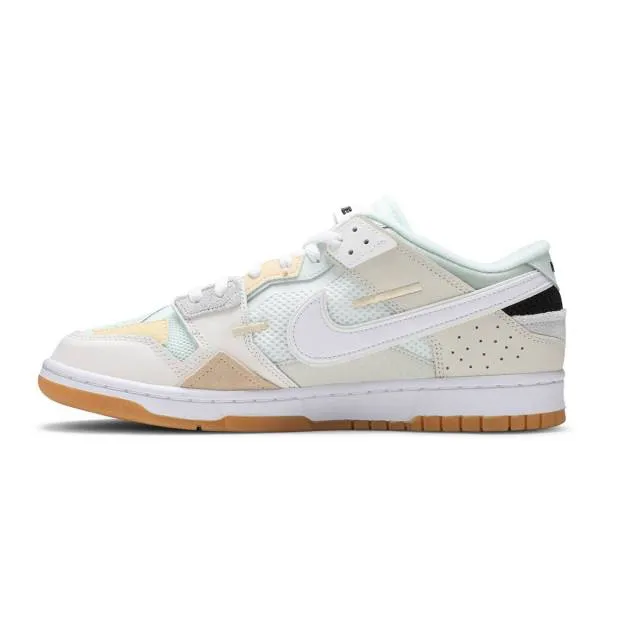 Nike dunk low scrap (sea glass/ sail/ white/ seafoam teal/ gum br