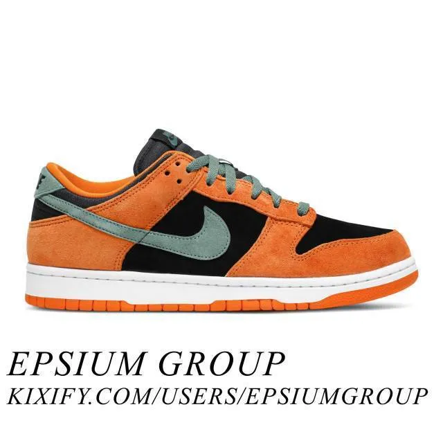 Nike dunk low sp retro (ceramic 2020/ orange/ black/ ceramic) men us 8-13 da1469-001