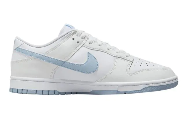 Nike dunk low (white light armory blue/ white/ summit white/ light armory blue) men us 8-13 dv0831-109