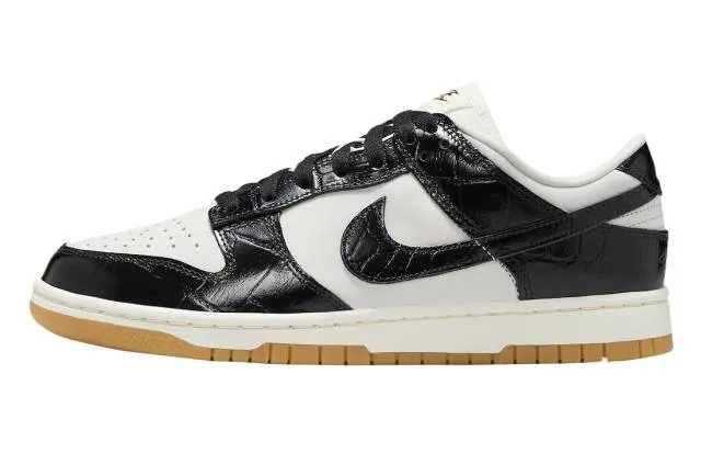 Nike dunk low wmns black croc