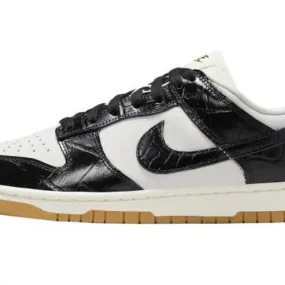 Nike dunk low wmns black croc