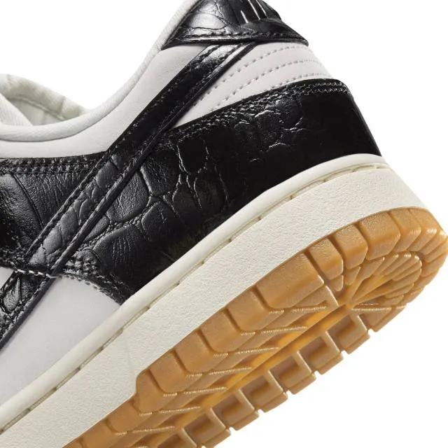 Nike dunk low wmns black croc