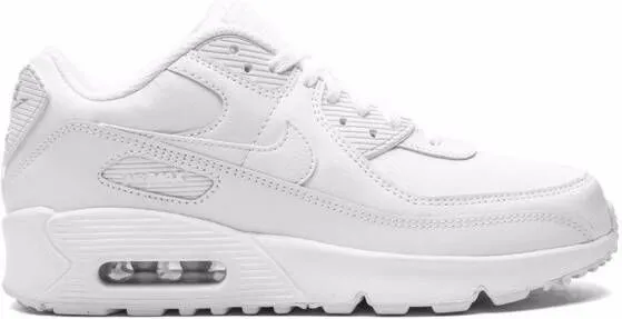 Nike Kids Air Max 90 Leather Triple sneakers White