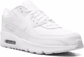 Nike Kids Air Max 90 Leather Triple sneakers White