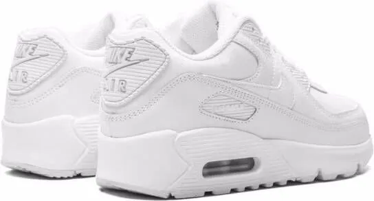 Nike Kids Air Max 90 Leather Triple sneakers White