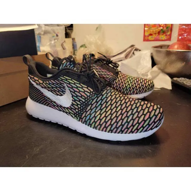 Nike Roshe Run Multicolor Black White Custom Air Max 1 9...