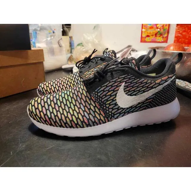 Nike Roshe Run Multicolor Black White Custom Air Max 1 9...