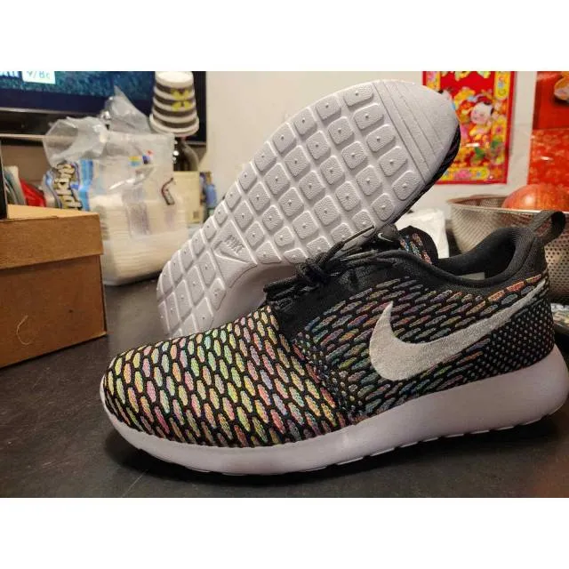 Nike Roshe Run Multicolor Black White Custom Air Max 1 9...