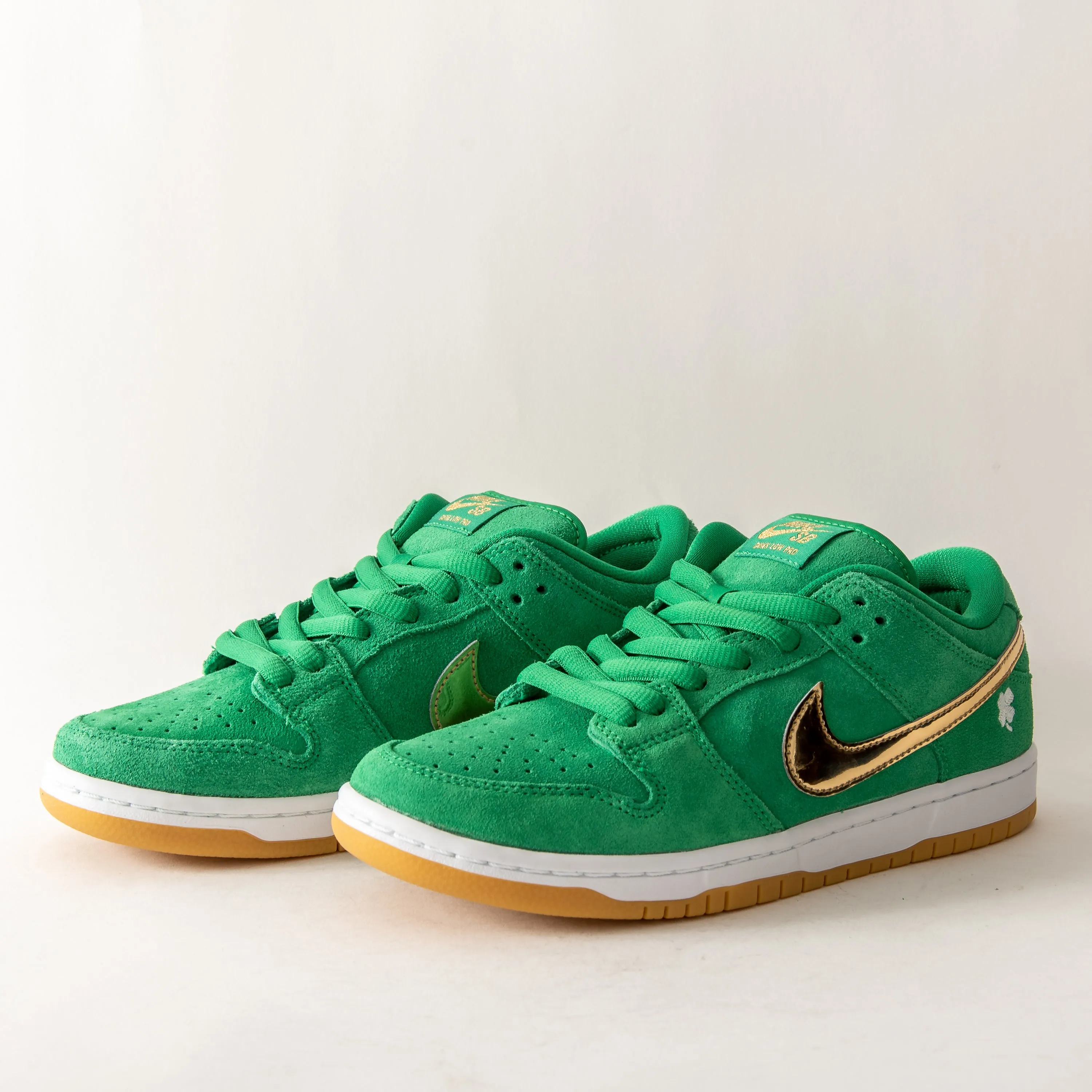 Nike SB - Dunk Low Pro (Lucky Green/Metallic Gold)