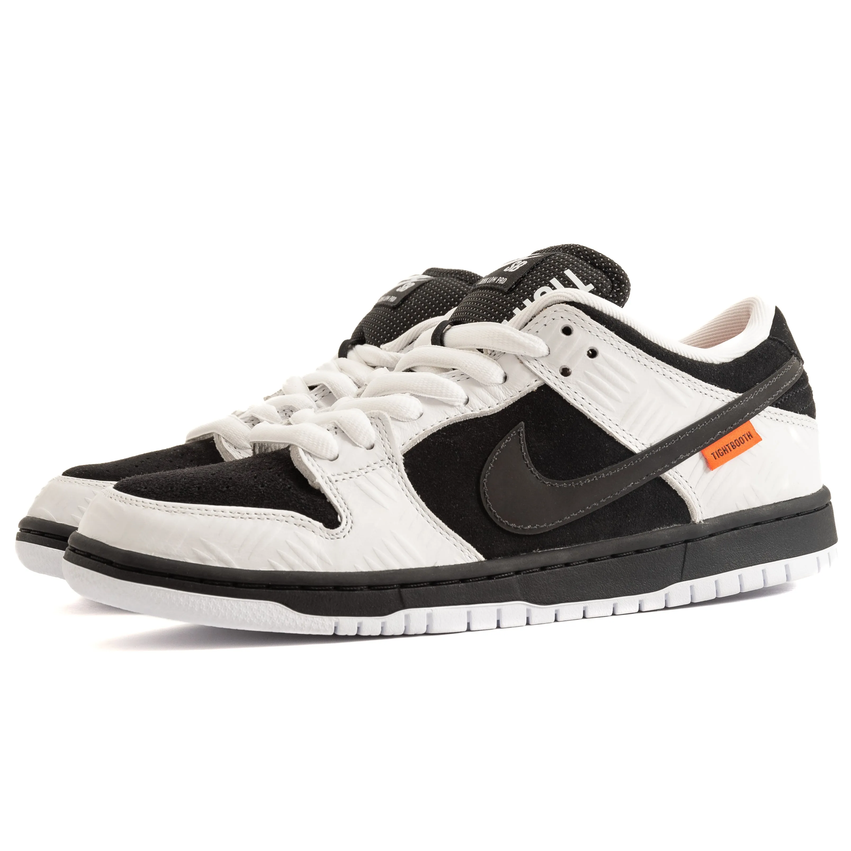 Nike SB - Dunk Low Pro Tightbooth (White/Black-Safety Orange)