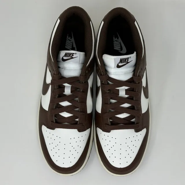 Nike w dunk low cacao wow brown white women's size 12 men's size 10.5 dd1503-124