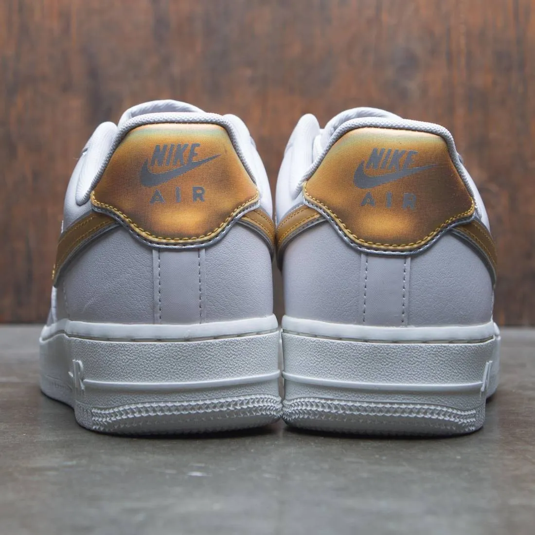 Nike Women Air Force 1 '07 Metallic (vast grey / metallic gold-summit white)