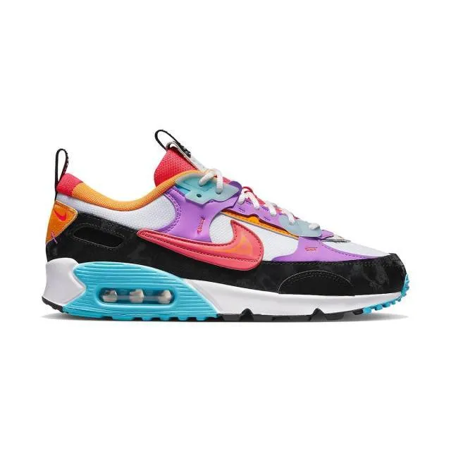 Nike women's air max 90 futura (lunar new year/ multi-color/ white/ fuchsia dream/ baltic blue/ bright crimson) sizes 6-10 fd082