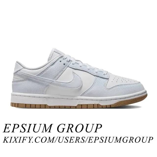 Nike women's dunk low next nature (football grey gum/ white/ football grey/ gum light brown) sizes 5-12 fn6345-100