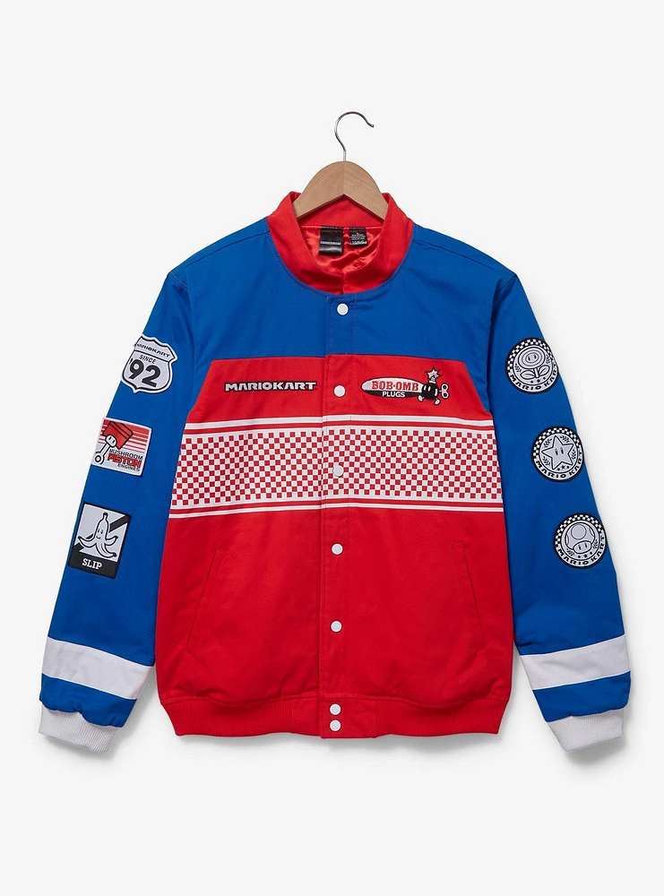 Nintendo Mario Kart Red and Blue Racing Jacket - BoxLunch Exclusive