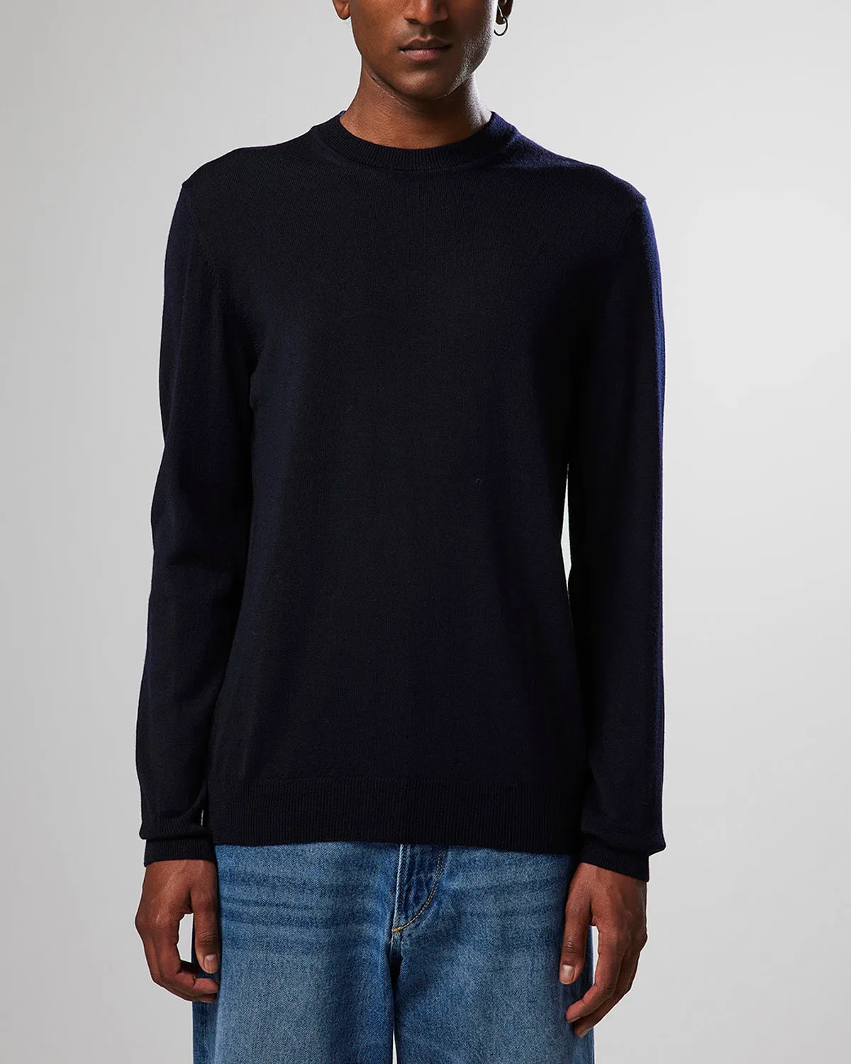 NN07 Ted 6328 Merino Pullover Navy