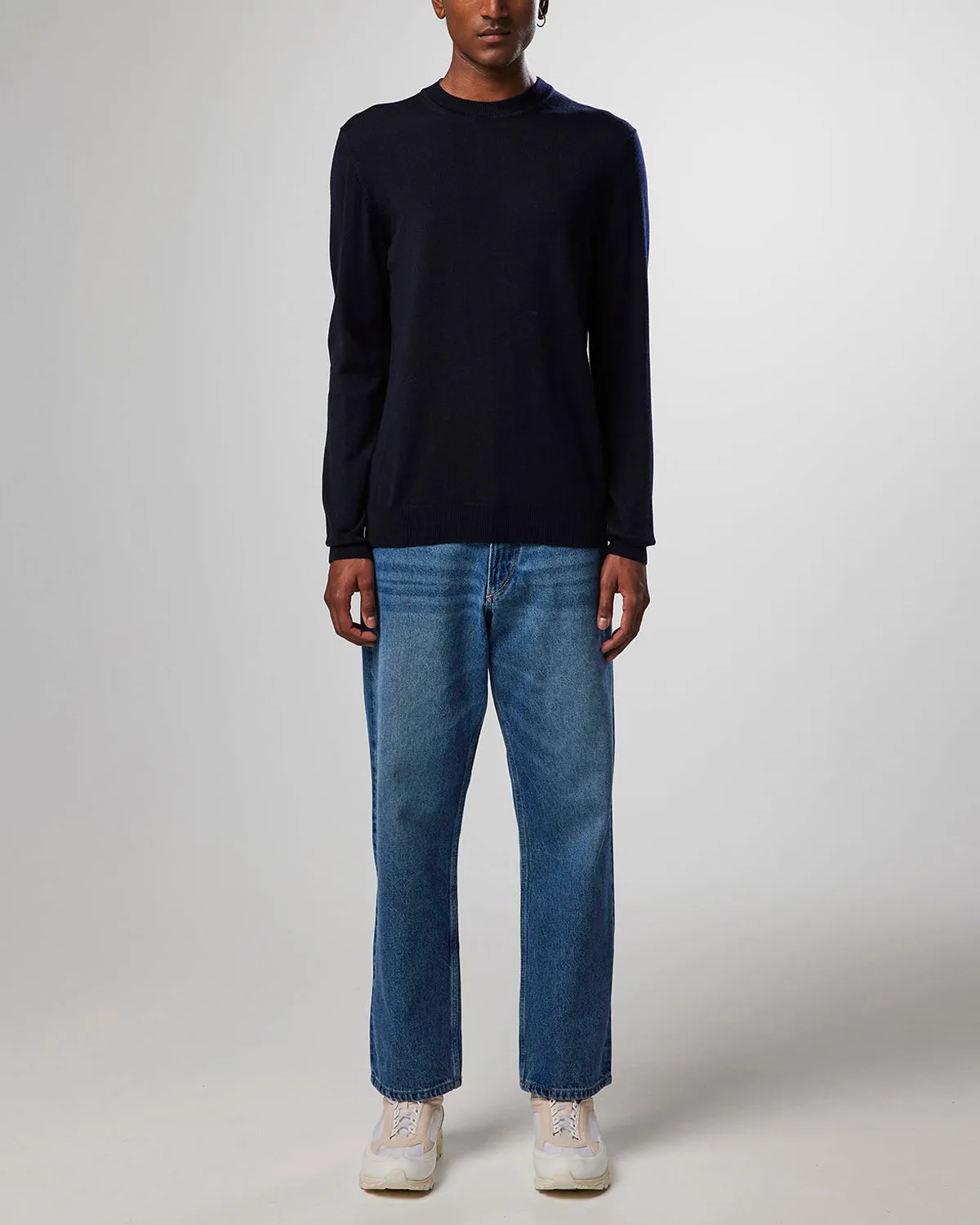 NN07 Ted 6328 Merino Pullover Navy