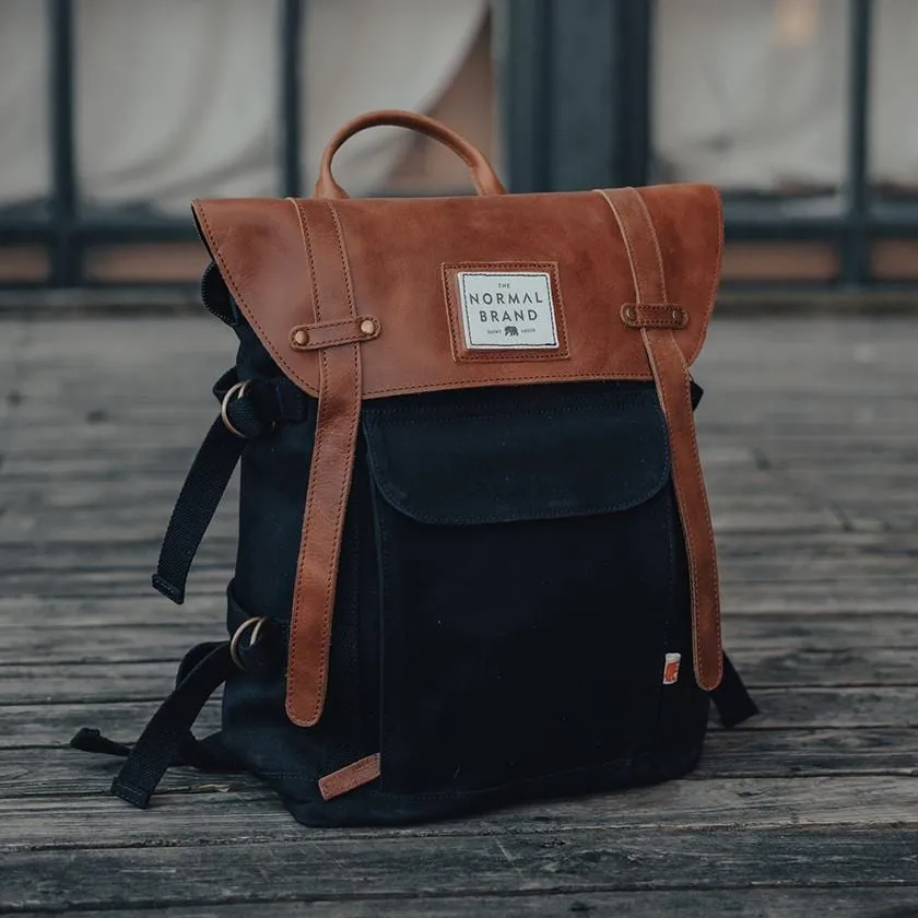 Normal Topside Leather Backpack