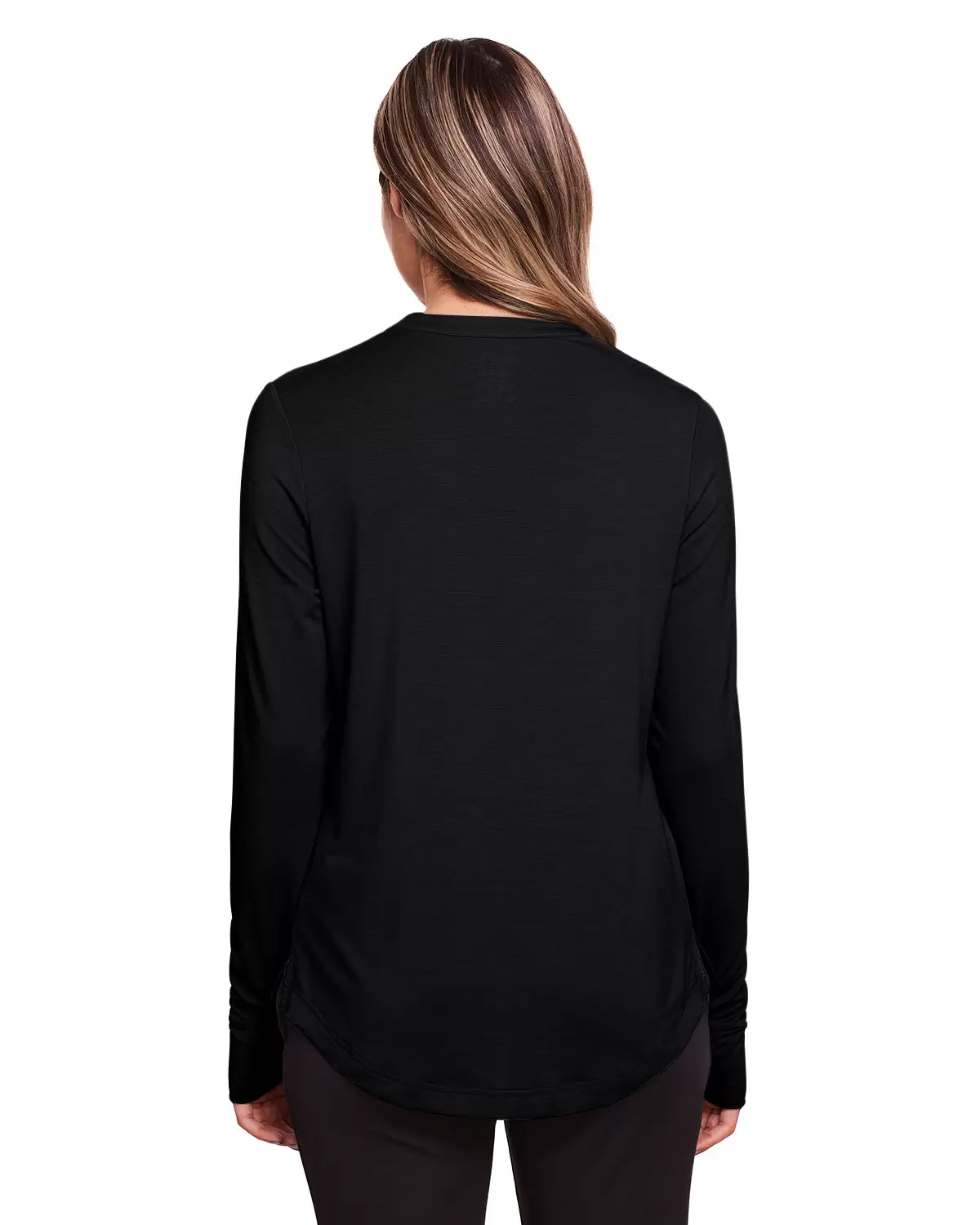 North End NE400W Ladies' Jaq Snap-Up Stretch Performance Pullover SKU: NE400W