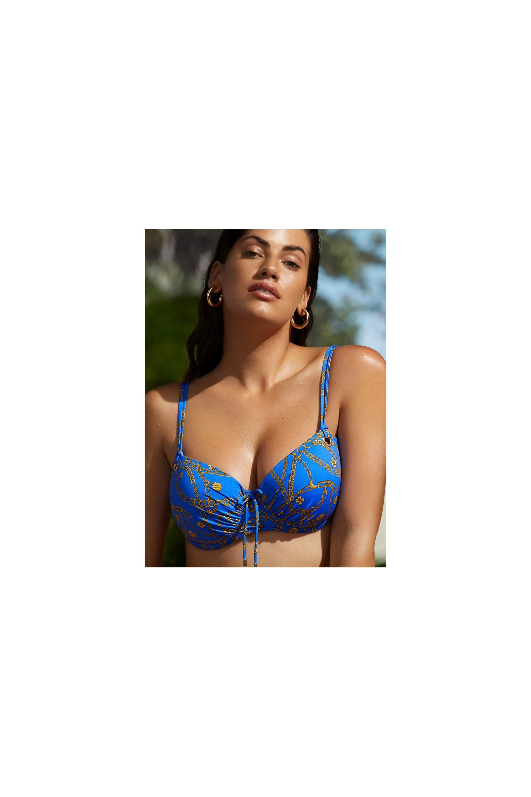 Padded Blue Bikini- Unas1 Primadonna Discount- Bikini plus size padded       Berlin