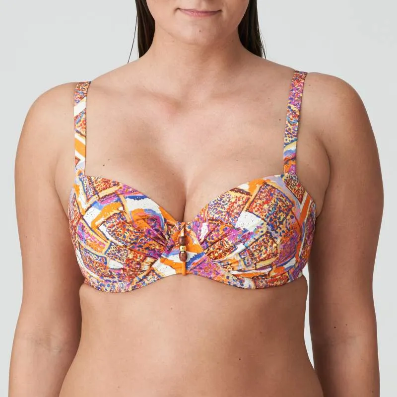 Padded Printed Bikini- Unas1 Primadonna Sale- Bikini plus size padded       Münster