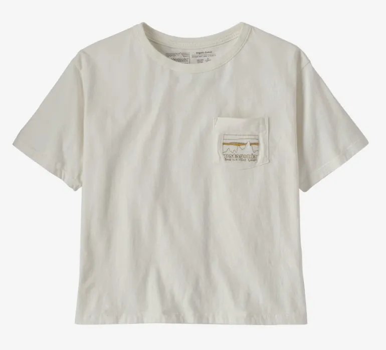 PATAGONIA '73 SKYLINE ORGANIC EASY CUT POCKET WOMENS T-SHIRT