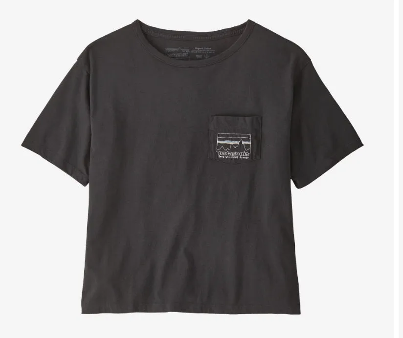 PATAGONIA '73 SKYLINE ORGANIC EASY CUT POCKET WOMENS T-SHIRT