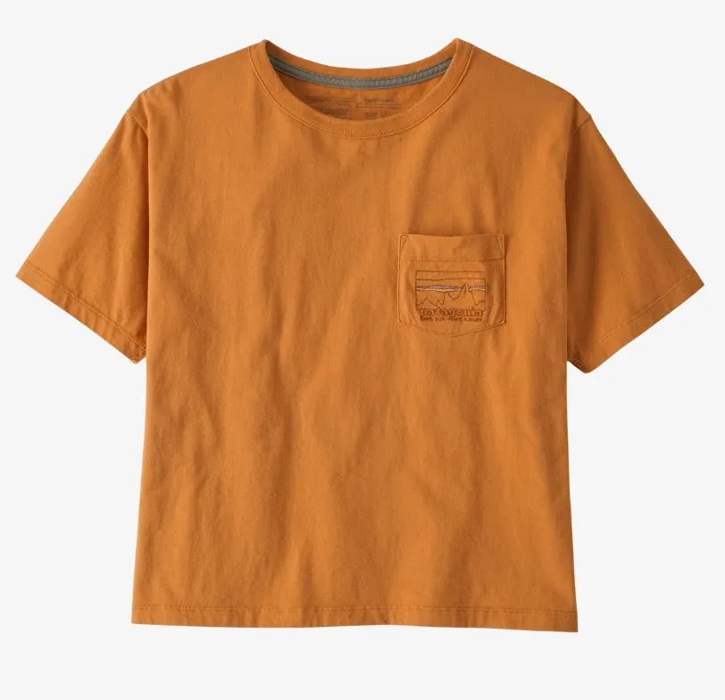 PATAGONIA '73 SKYLINE ORGANIC EASY CUT POCKET WOMENS T-SHIRT