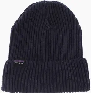 Patagonia Fishermans Rolled Beanie ( Navy Blue )