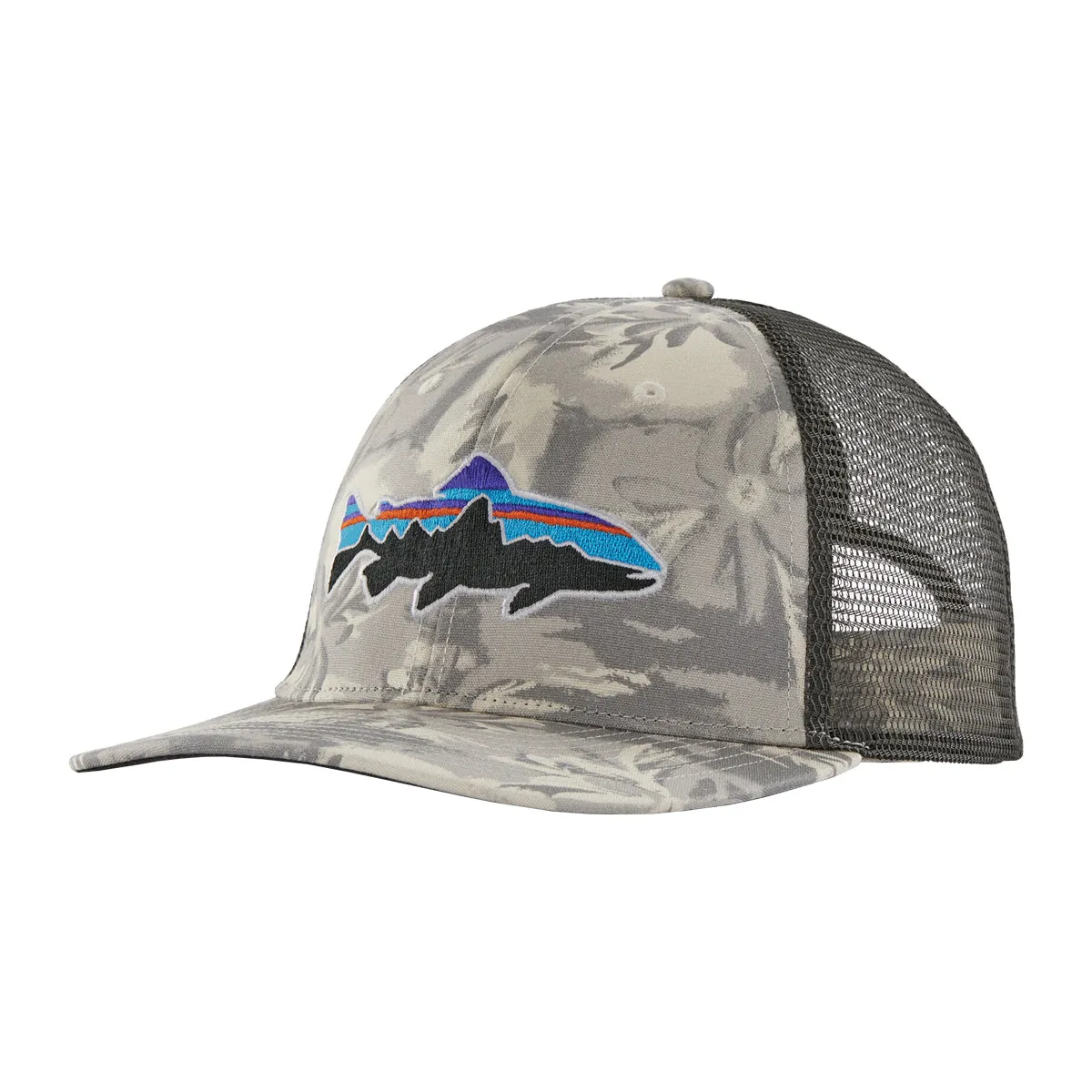 Patagonia Fitz Roy Trout Trucker Hat Cliffs and Waves: Natural