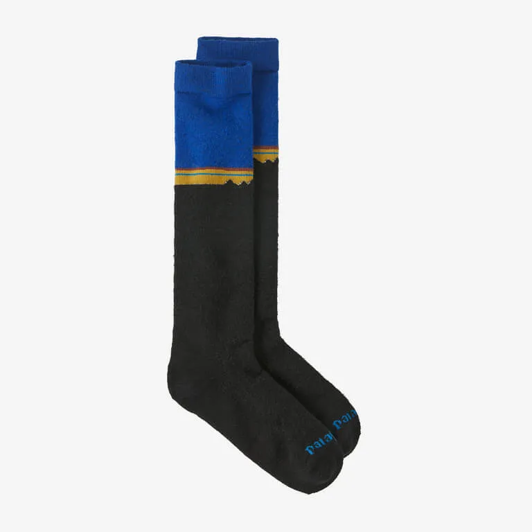 Patagonia Heavyweight Wool Knee Socks in Viking Blue